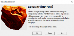 Spessartine rock