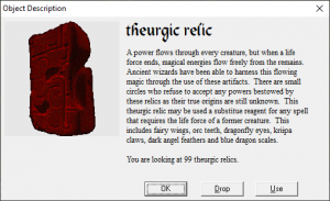 Theurgic relic